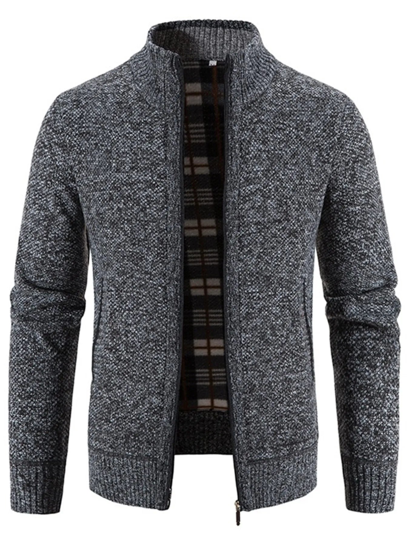 Men's Full Zip Sweater Cardigan
