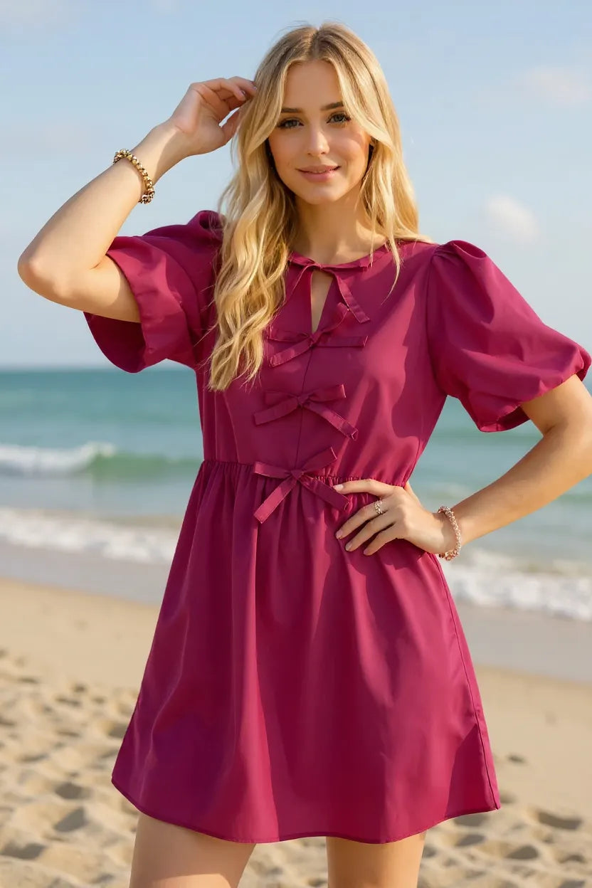 Bow Peep Mini Dress