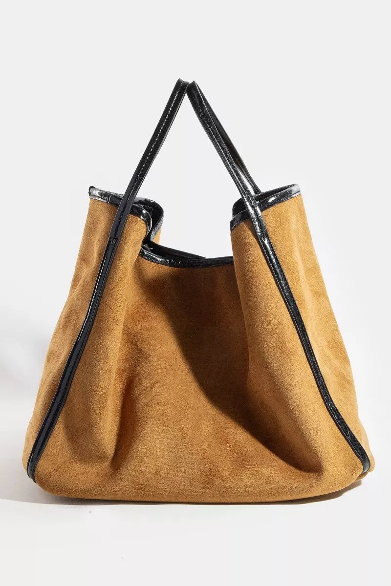 Slouchy Suede Tote Bag