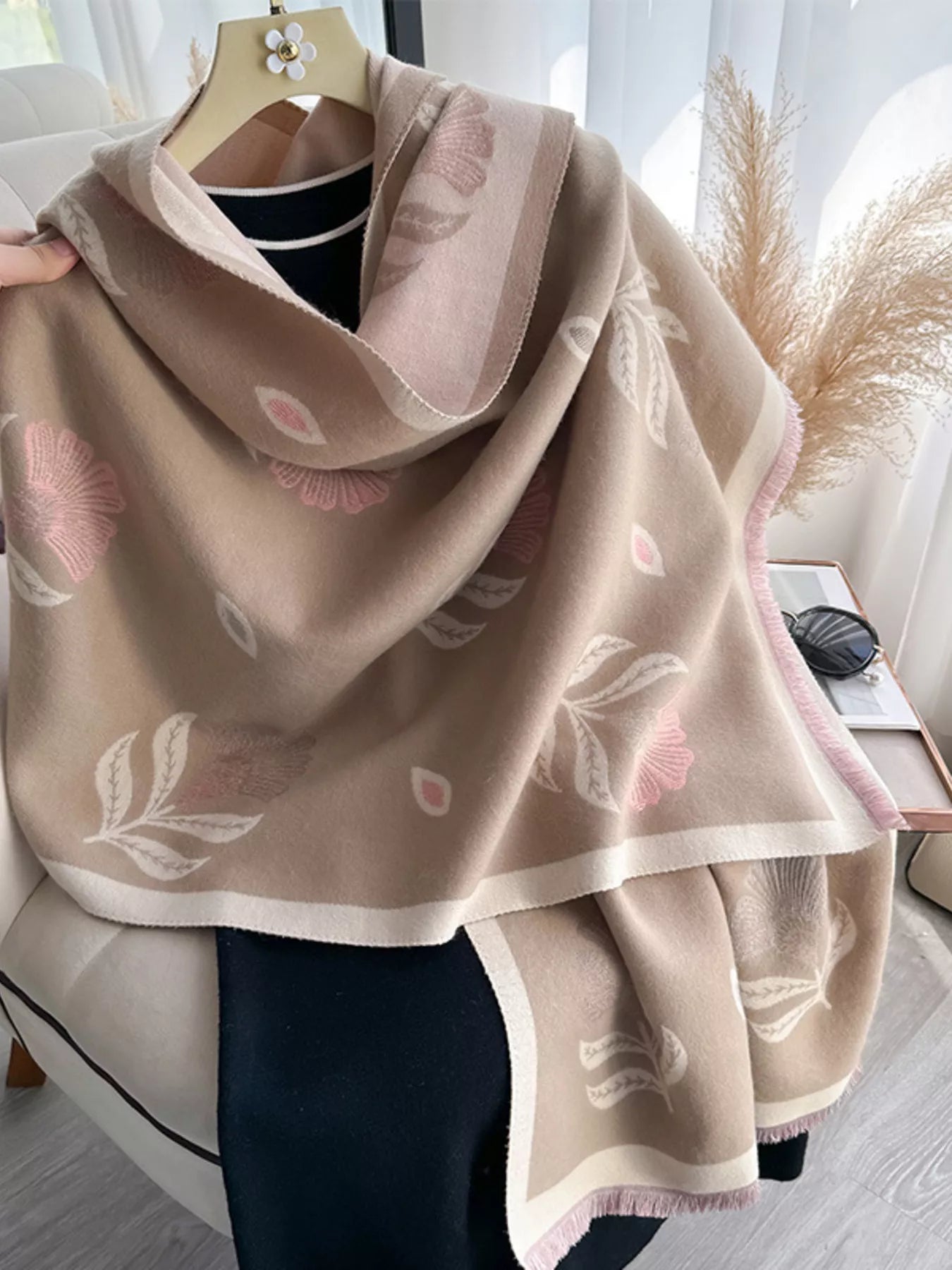 Bloom & Wrap Soft Knit Scarf