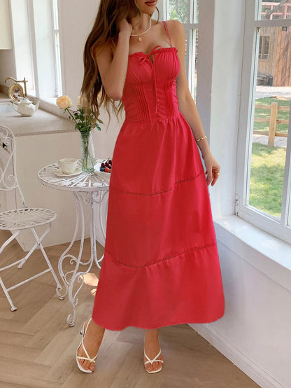 Tie-Front Maxi Dress - Side View