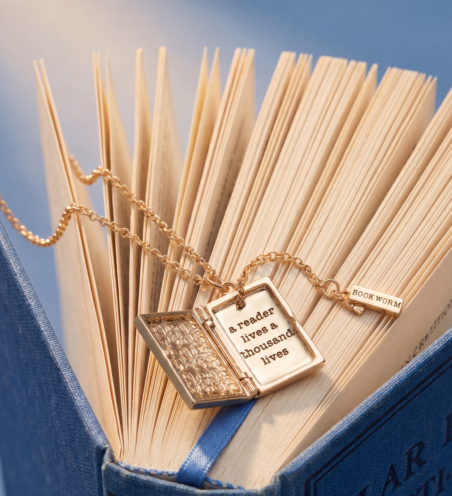 Book Club Locket Pendant - Alex and Ani
