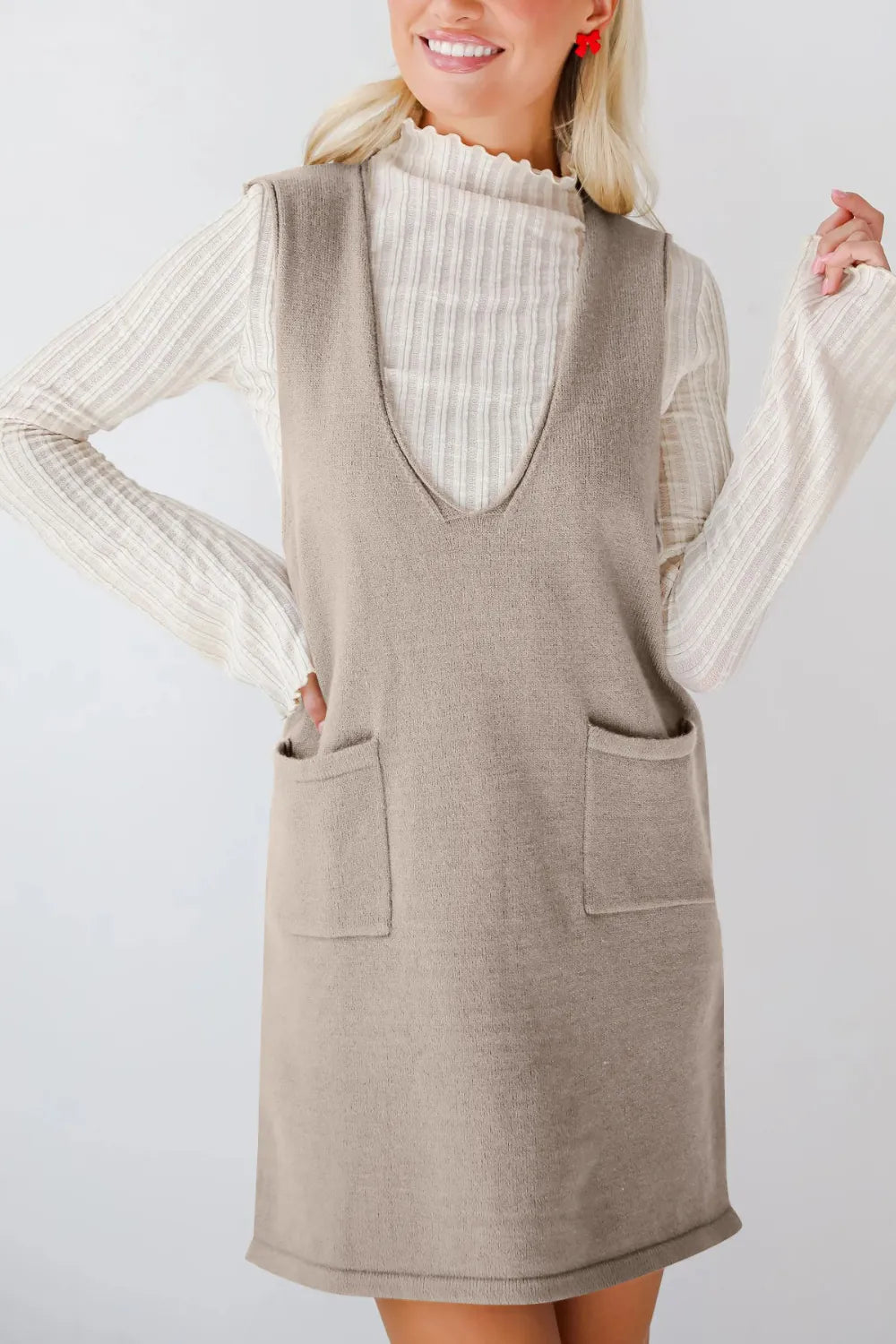 Jumper Mini Sweater Dress