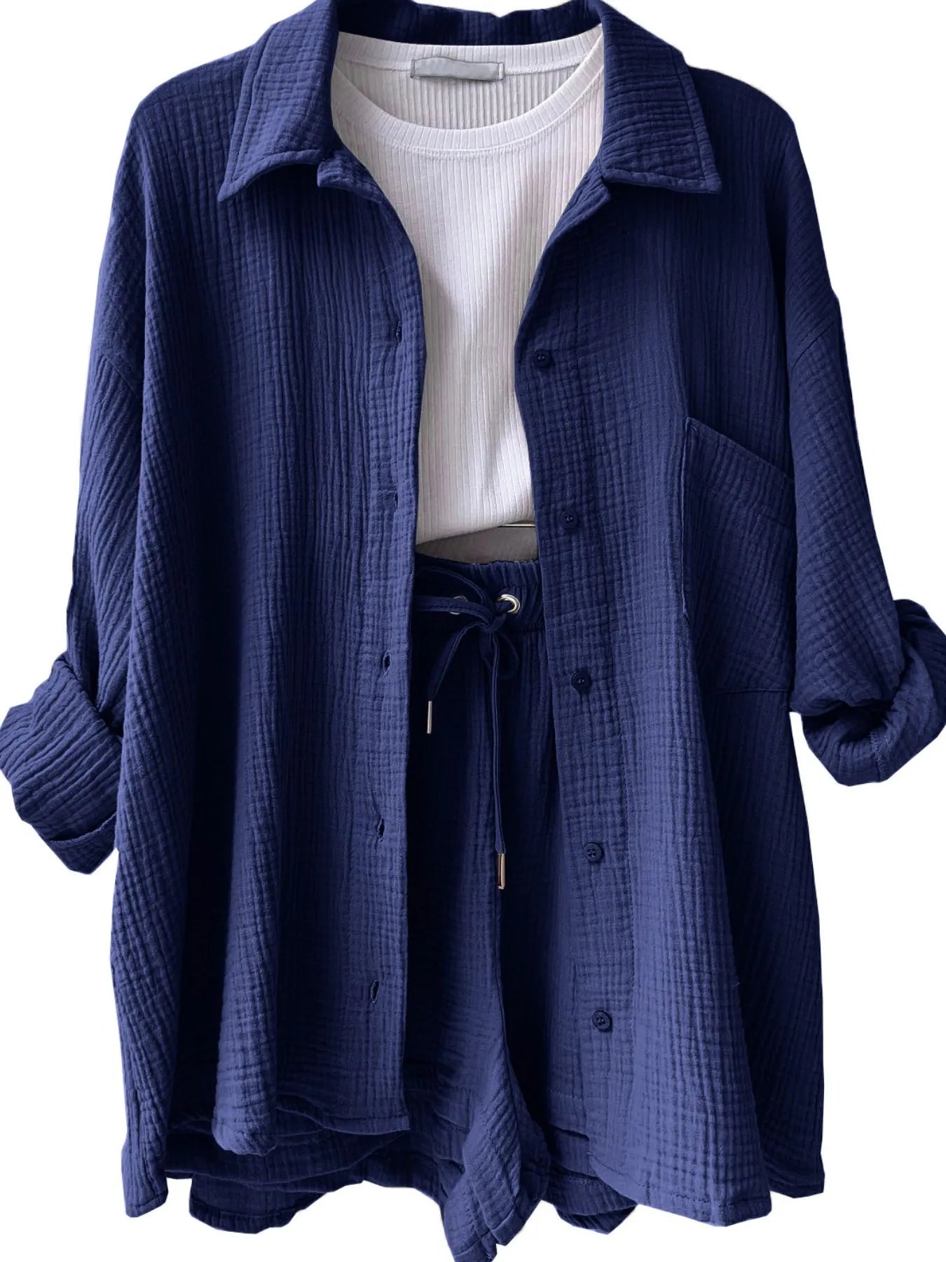 Lightweight Muslin Coordinated Set - Detail View 30