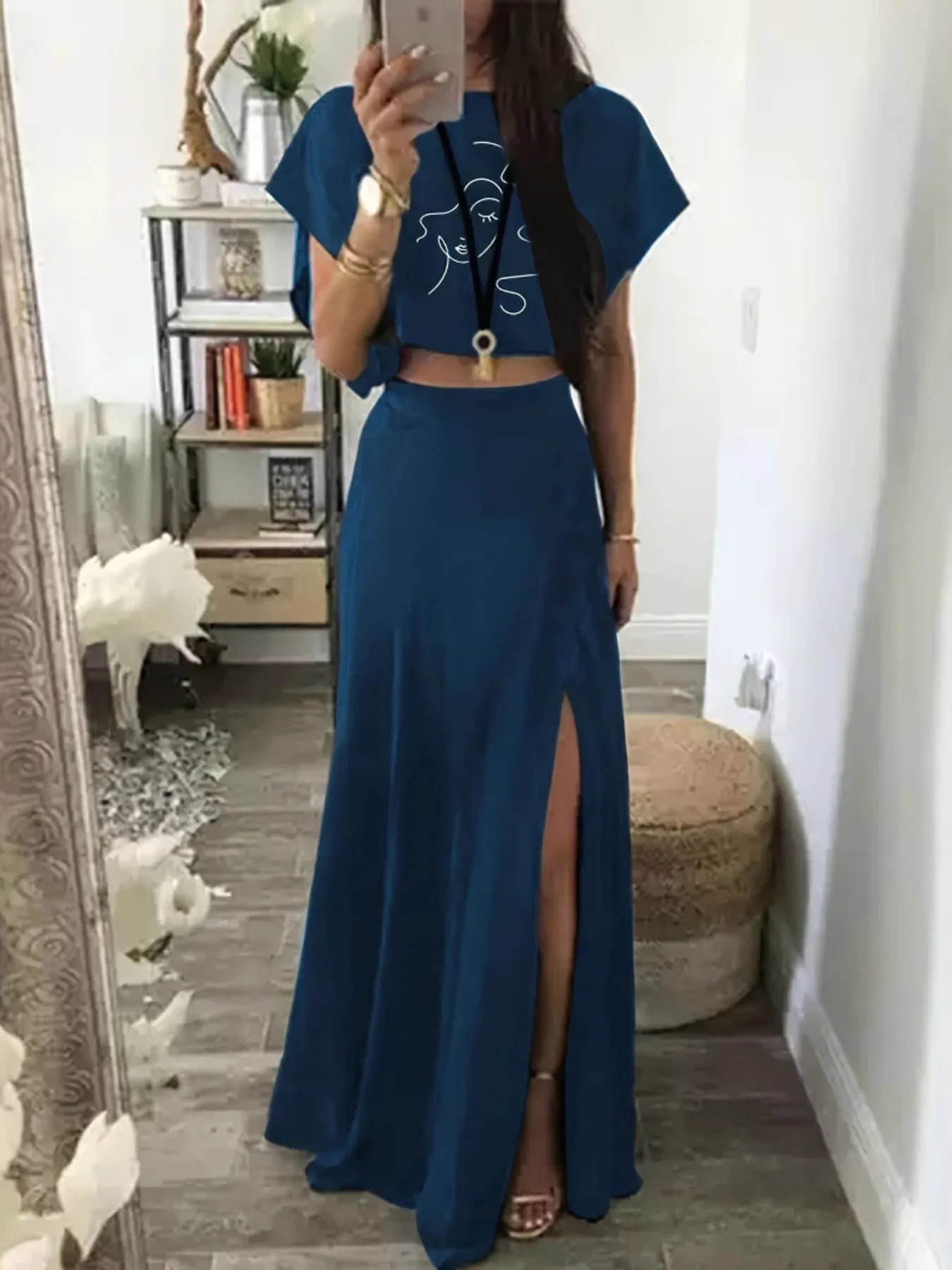 Modern Woman Two-Piece Dress