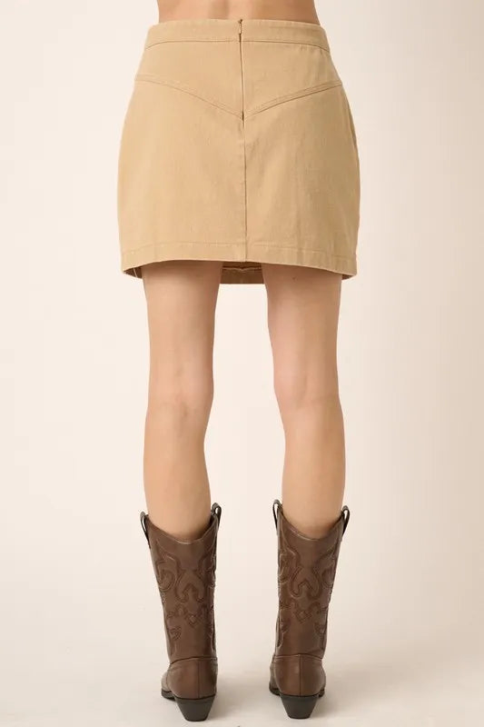Studio Twill Mini Skirt