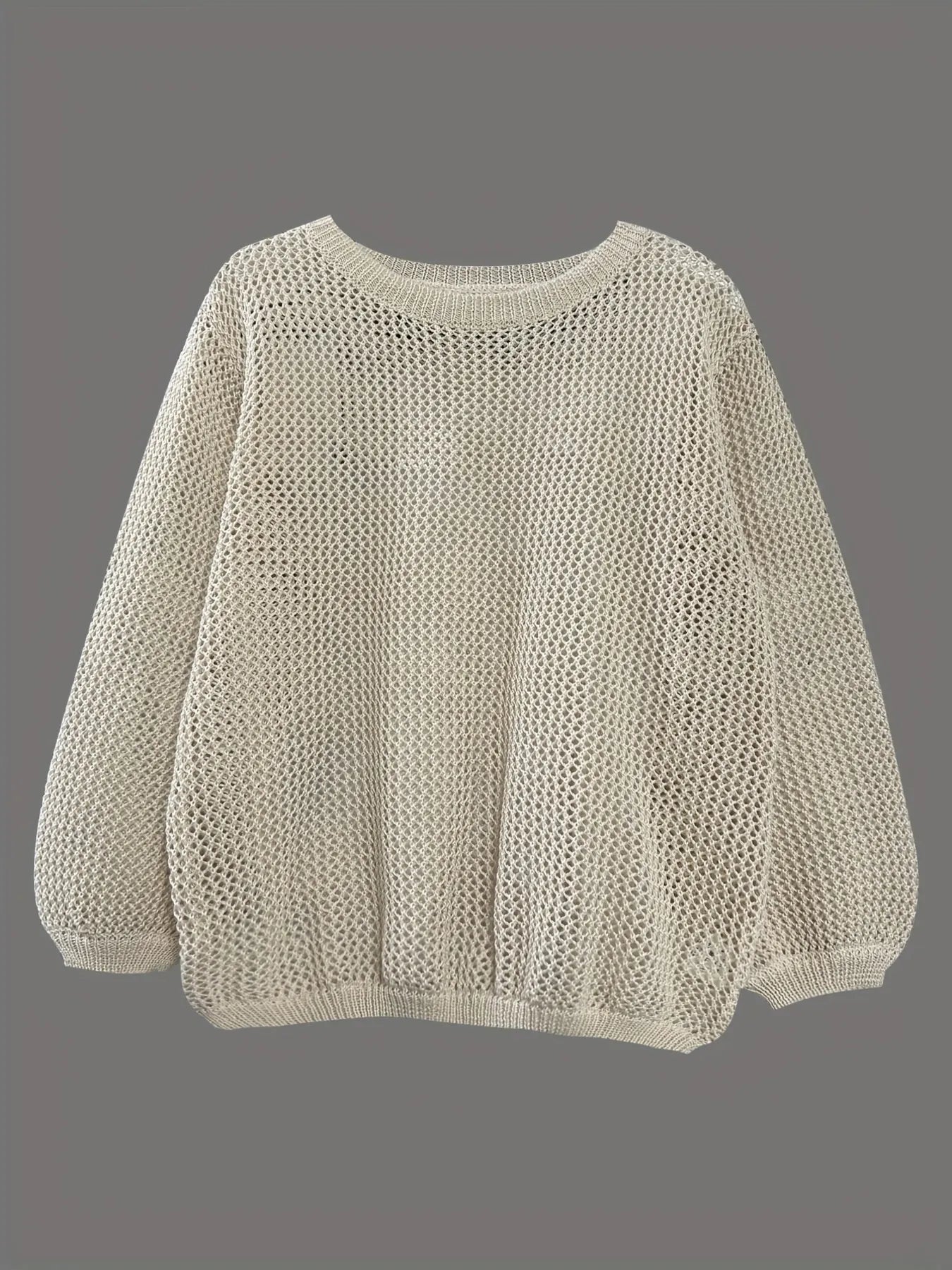 Relaxed Fit Cropped Sweater