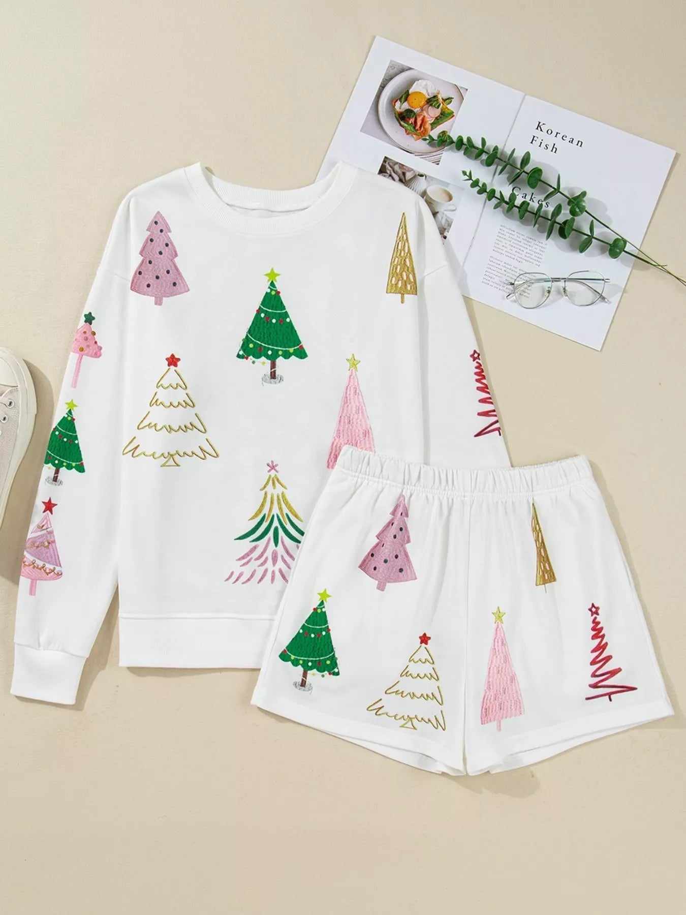 Christmas Tree Pajama Set