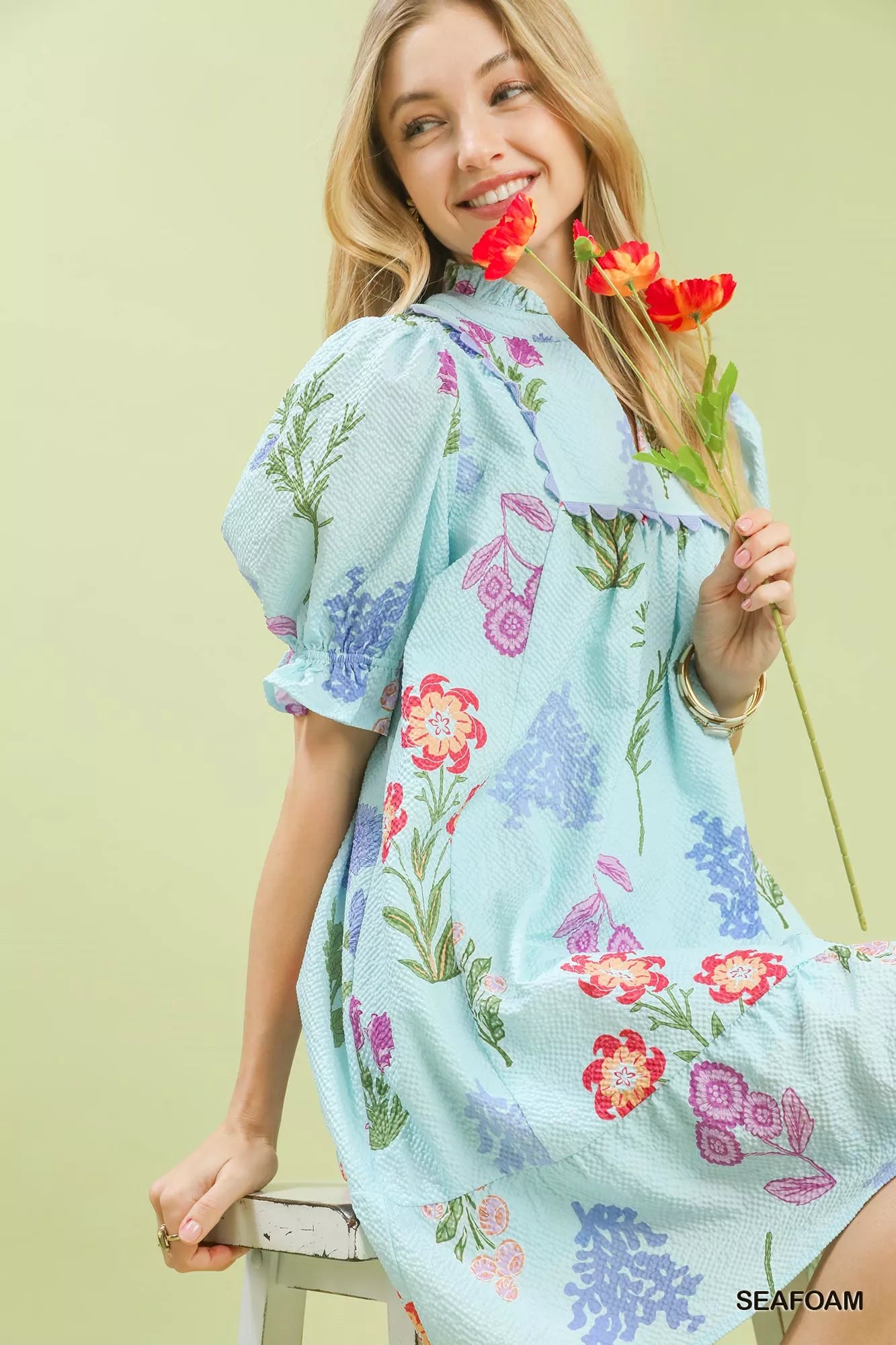 Flower Power Mini Dress