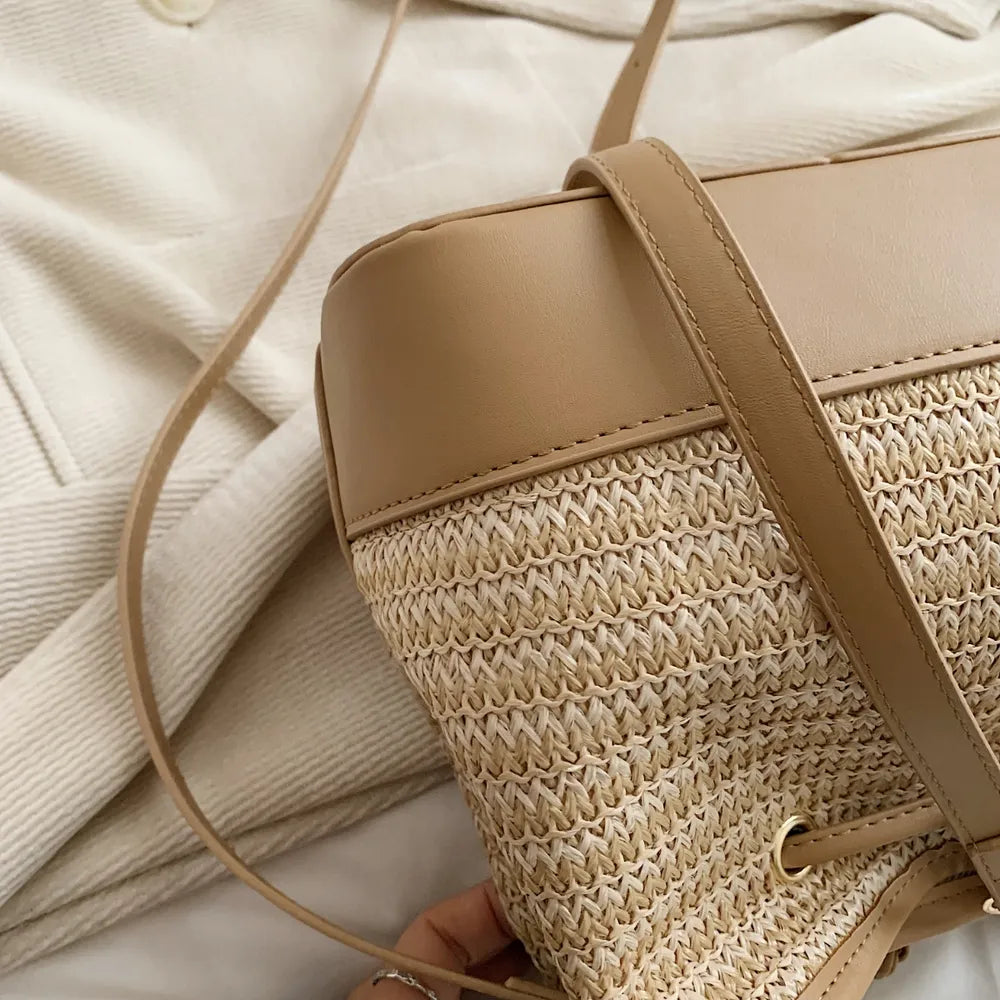Woven Bucket Bag
