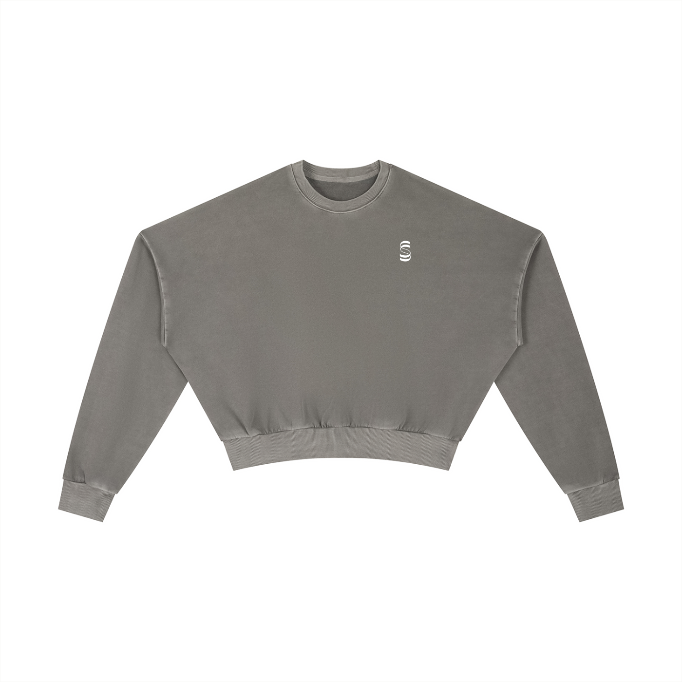 Vintage Washed Cropped Sweatshirt