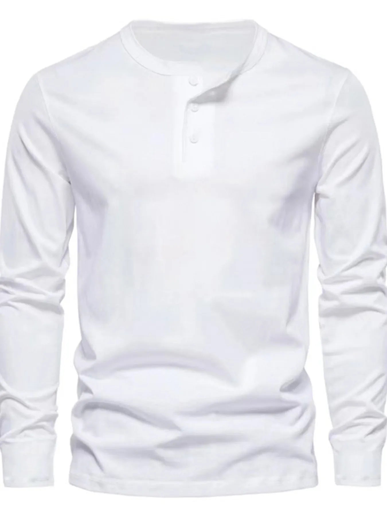 Men's Long Sleeve Henley T-Shirt