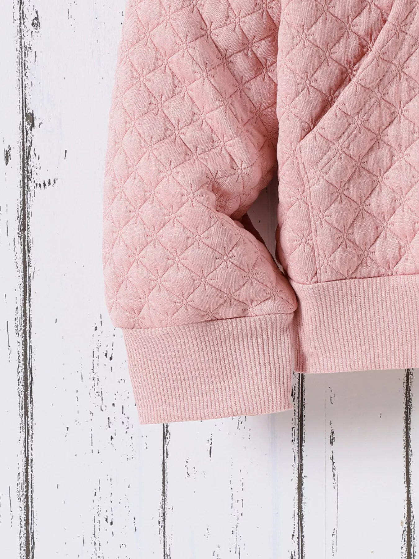 Girl's Quilted Zip-Up Hooded Jacket