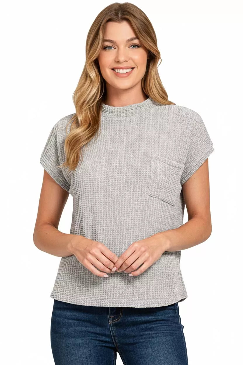Chenille Cap Sleeve Sweater