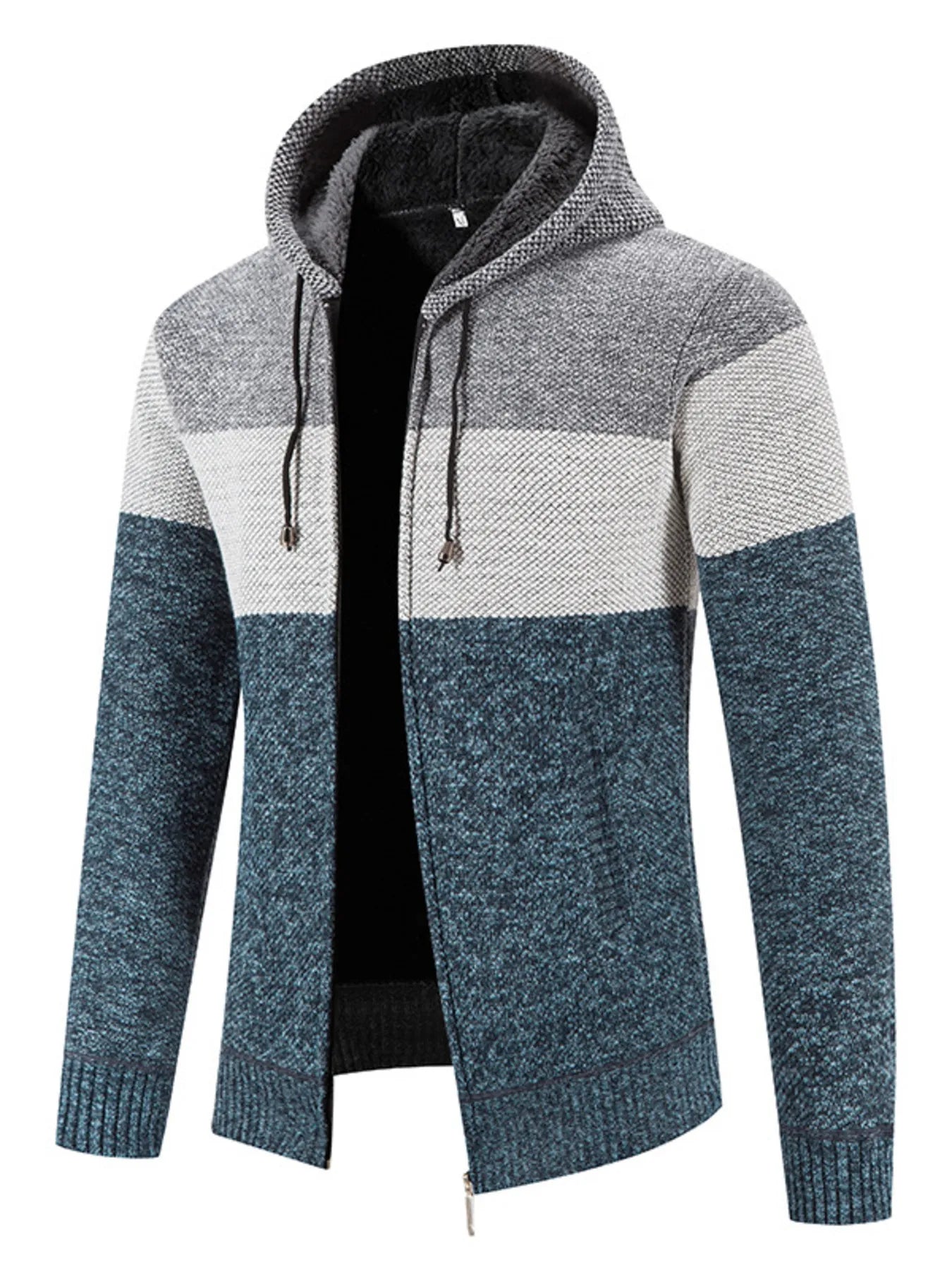 Men's Color Block Cardigan