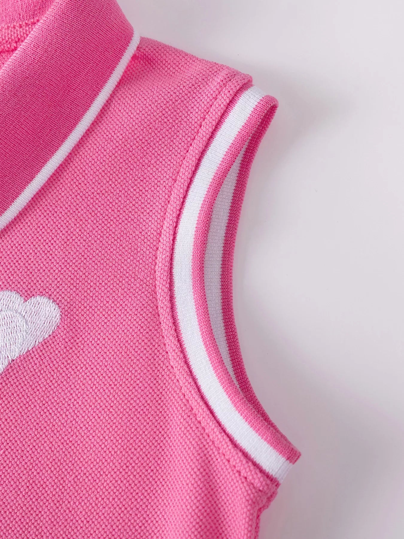 Girl's Sleeveless Polo Dress