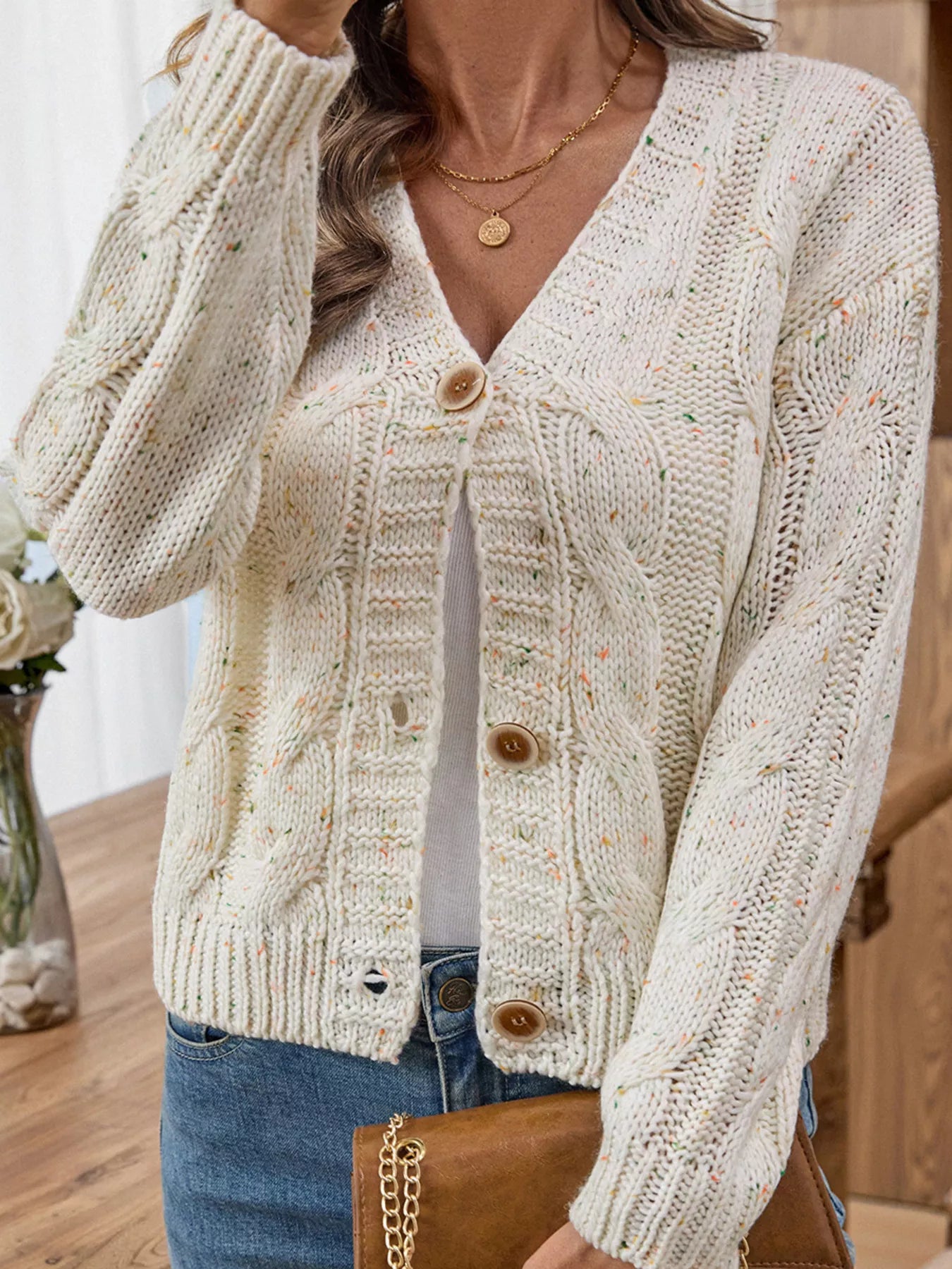 Cable Knit Cardigan