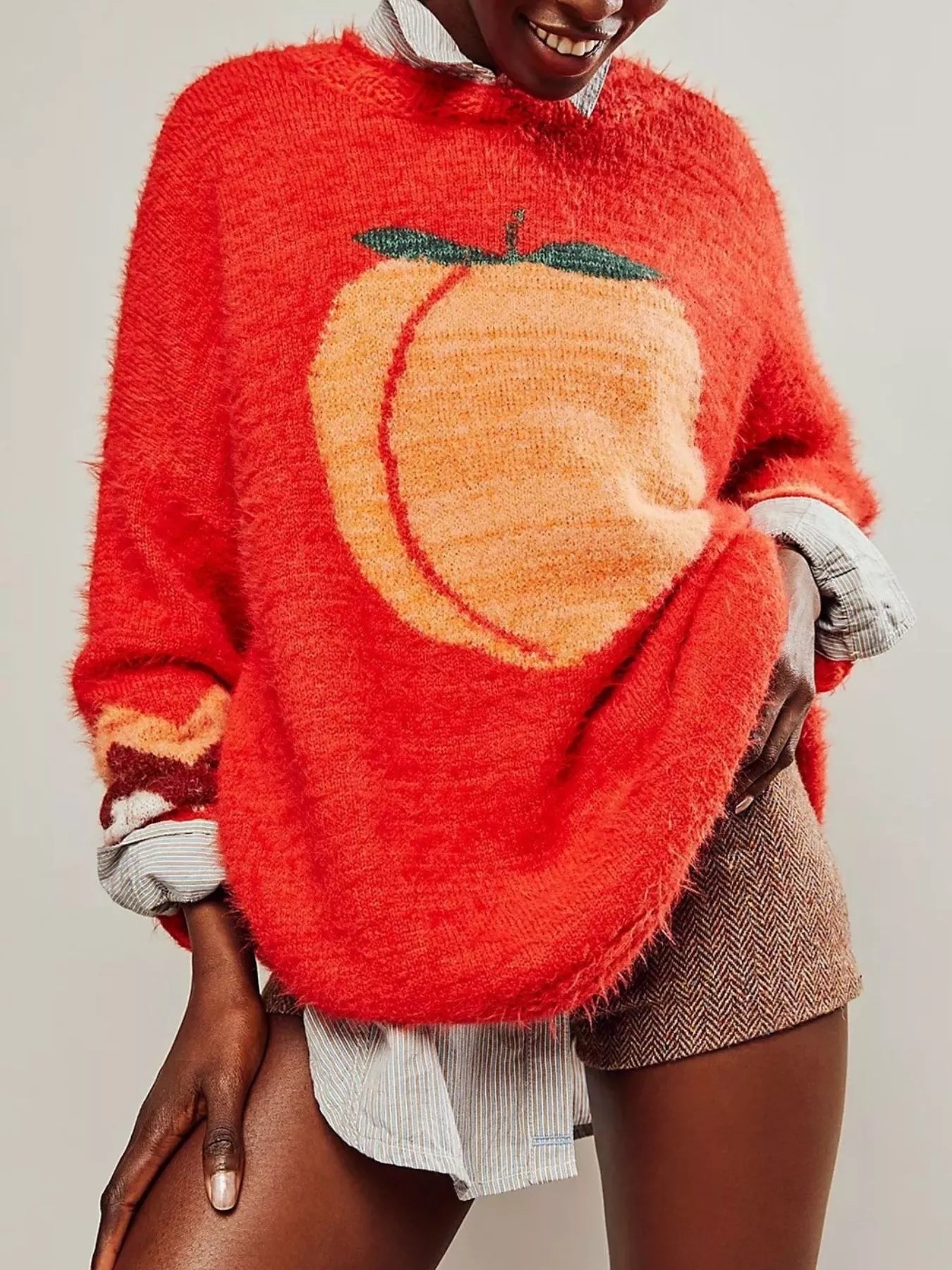 Fruity Oversized Sweater