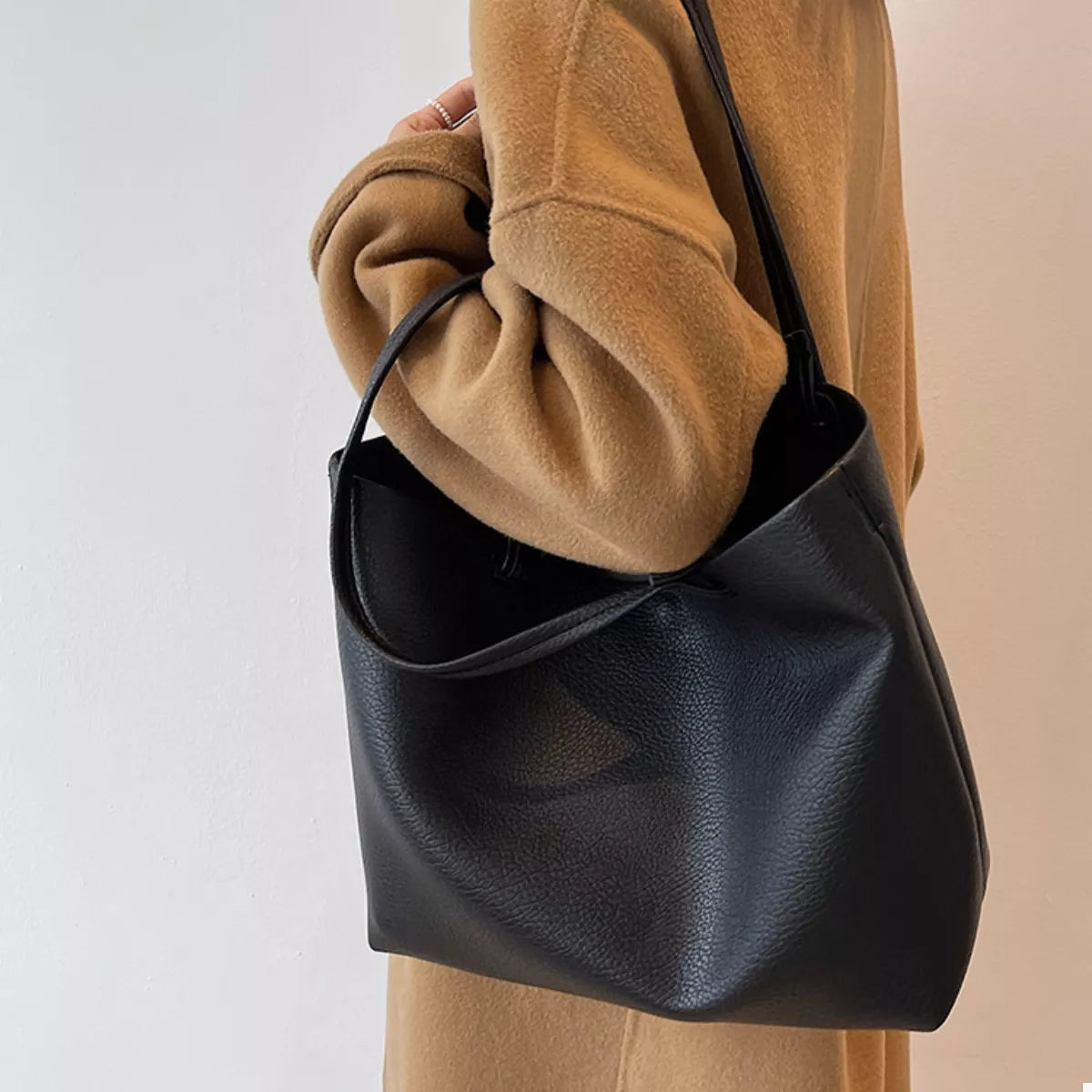 Vegan Leather Tote Bag