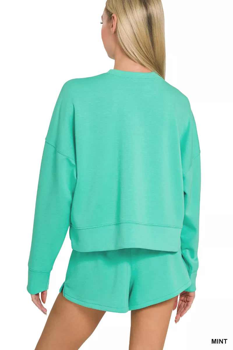 Essential Lounge Set - Mint - Side View