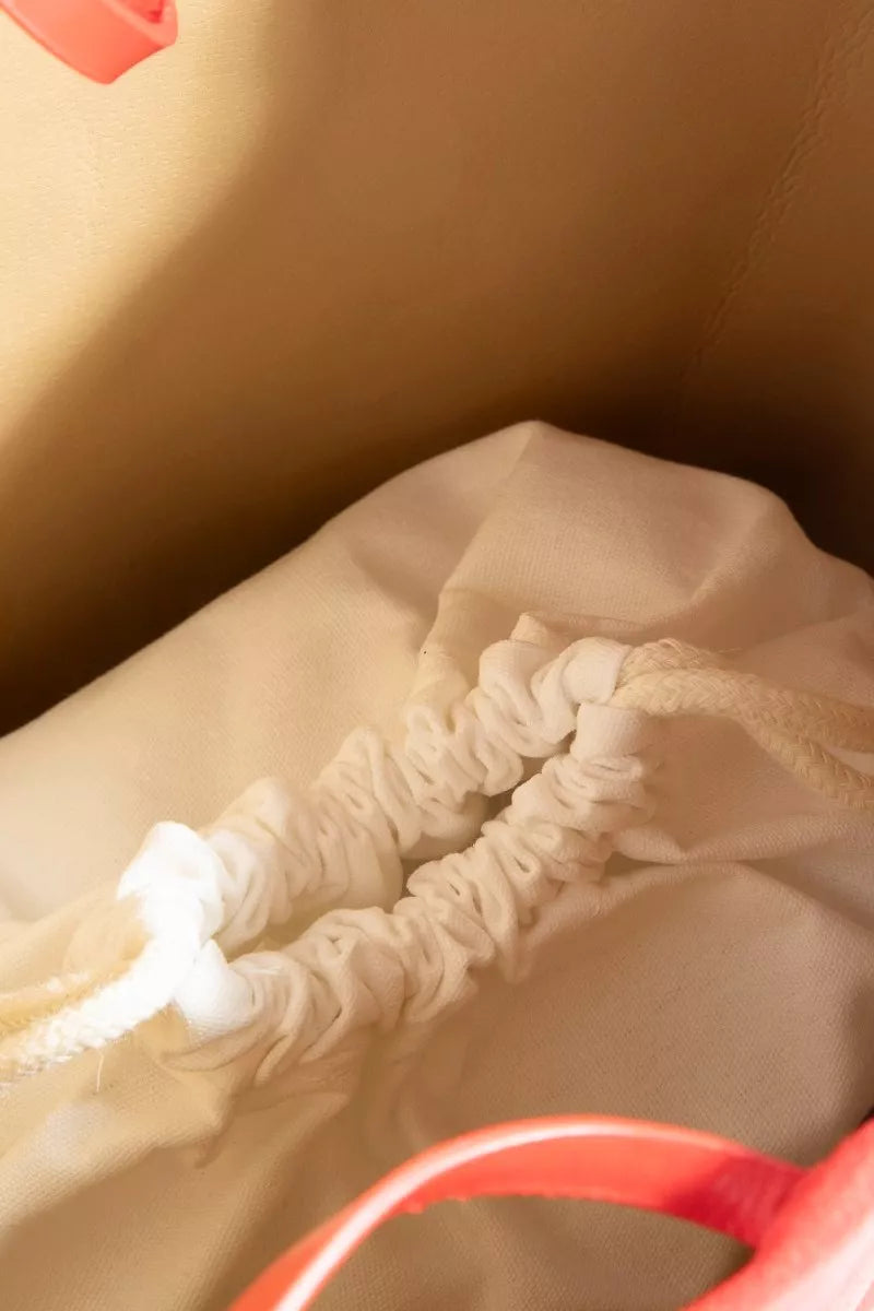 Faux Suede Bucket Bag