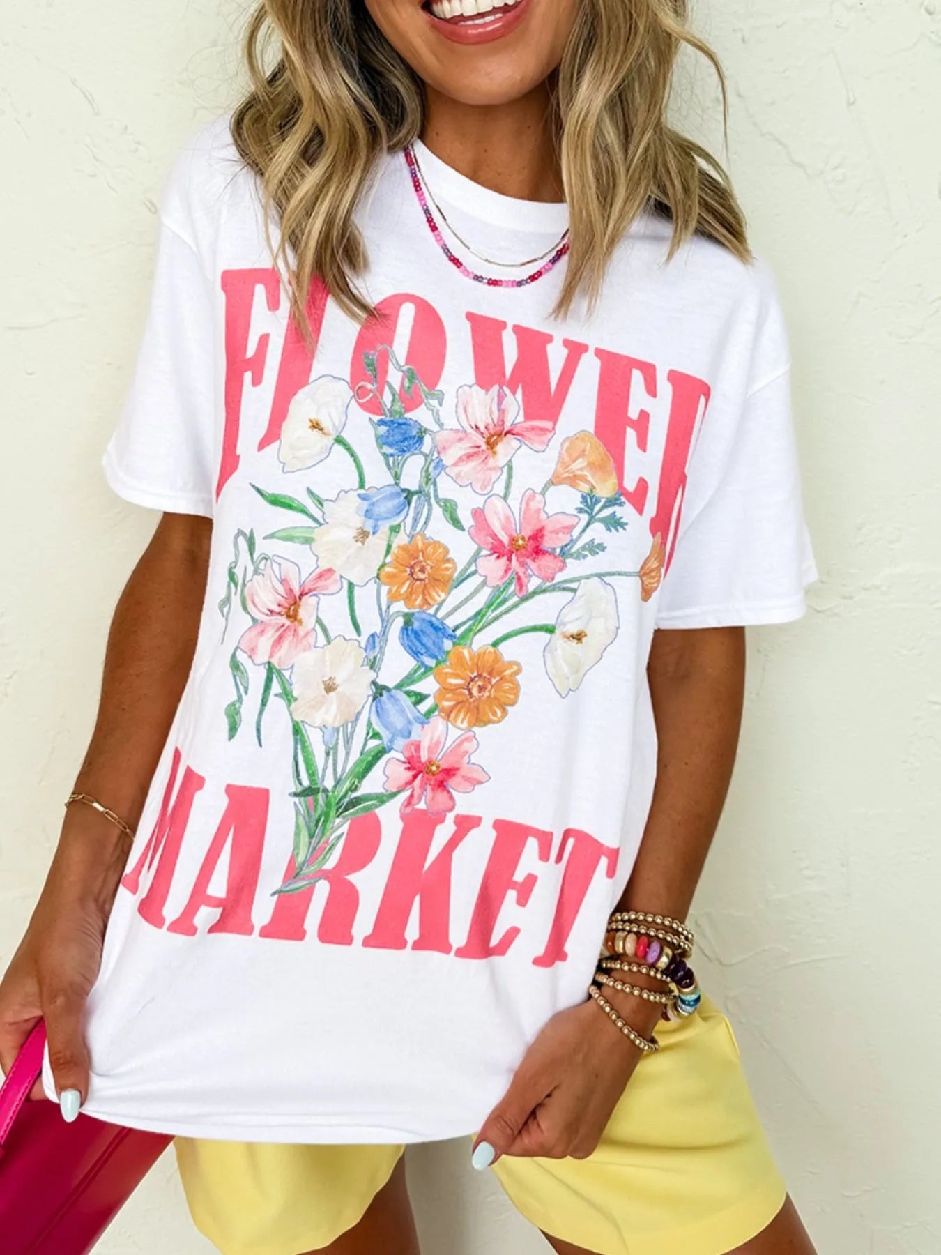 FLOWER MARKET Graphic Tee