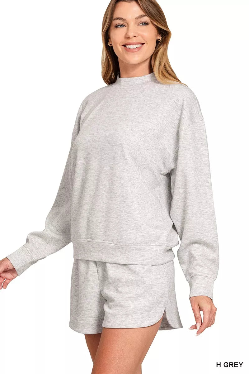 Essential Lounge Set - Heather Grey