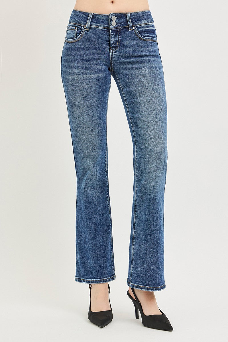 Low Rise Bootcut Jeans
