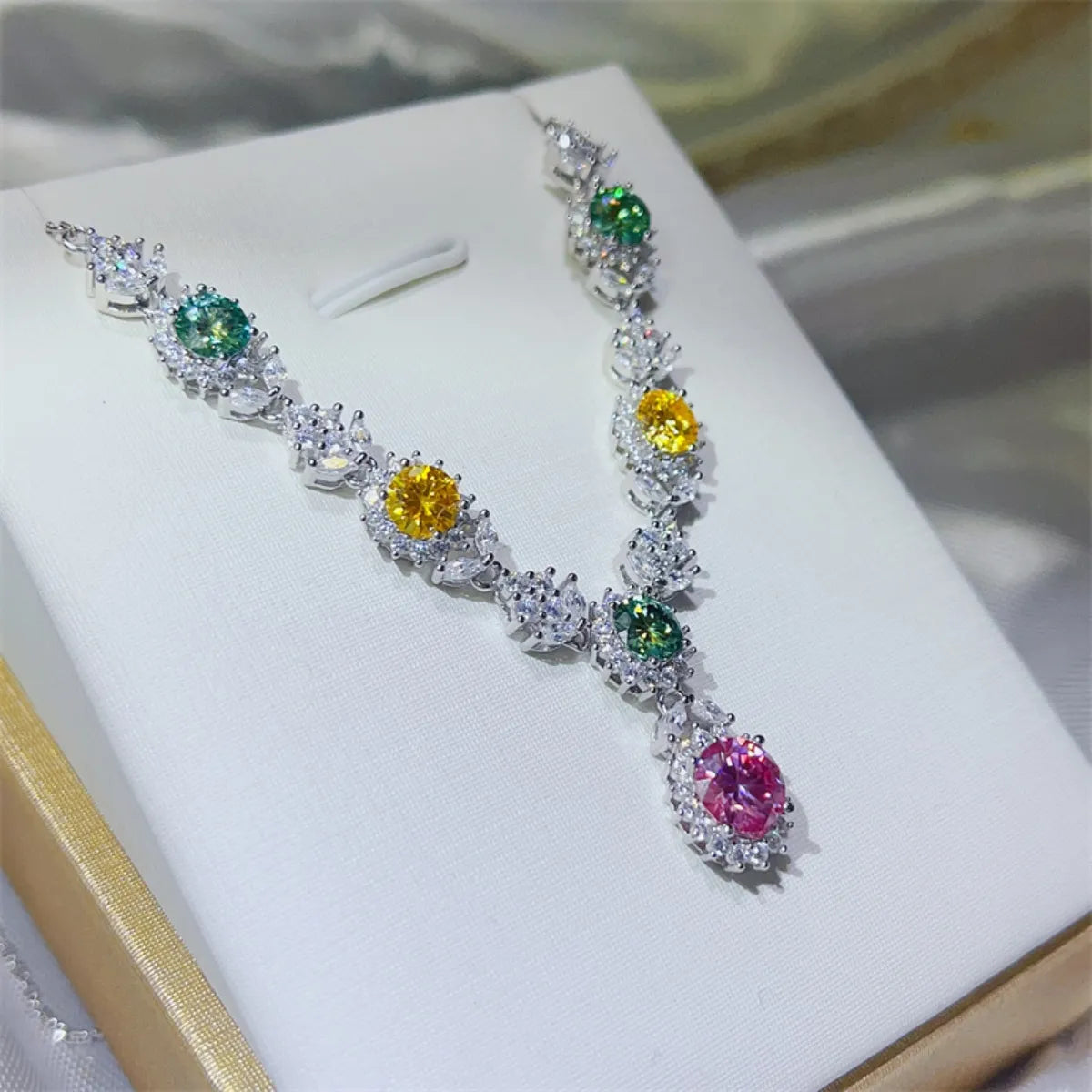 Starglow 3.5 Carat Moissanite Necklace