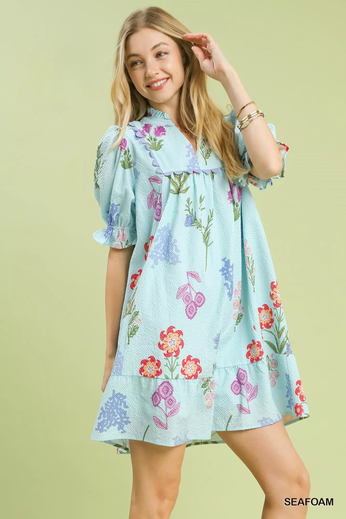 Flower Power Mini Dress