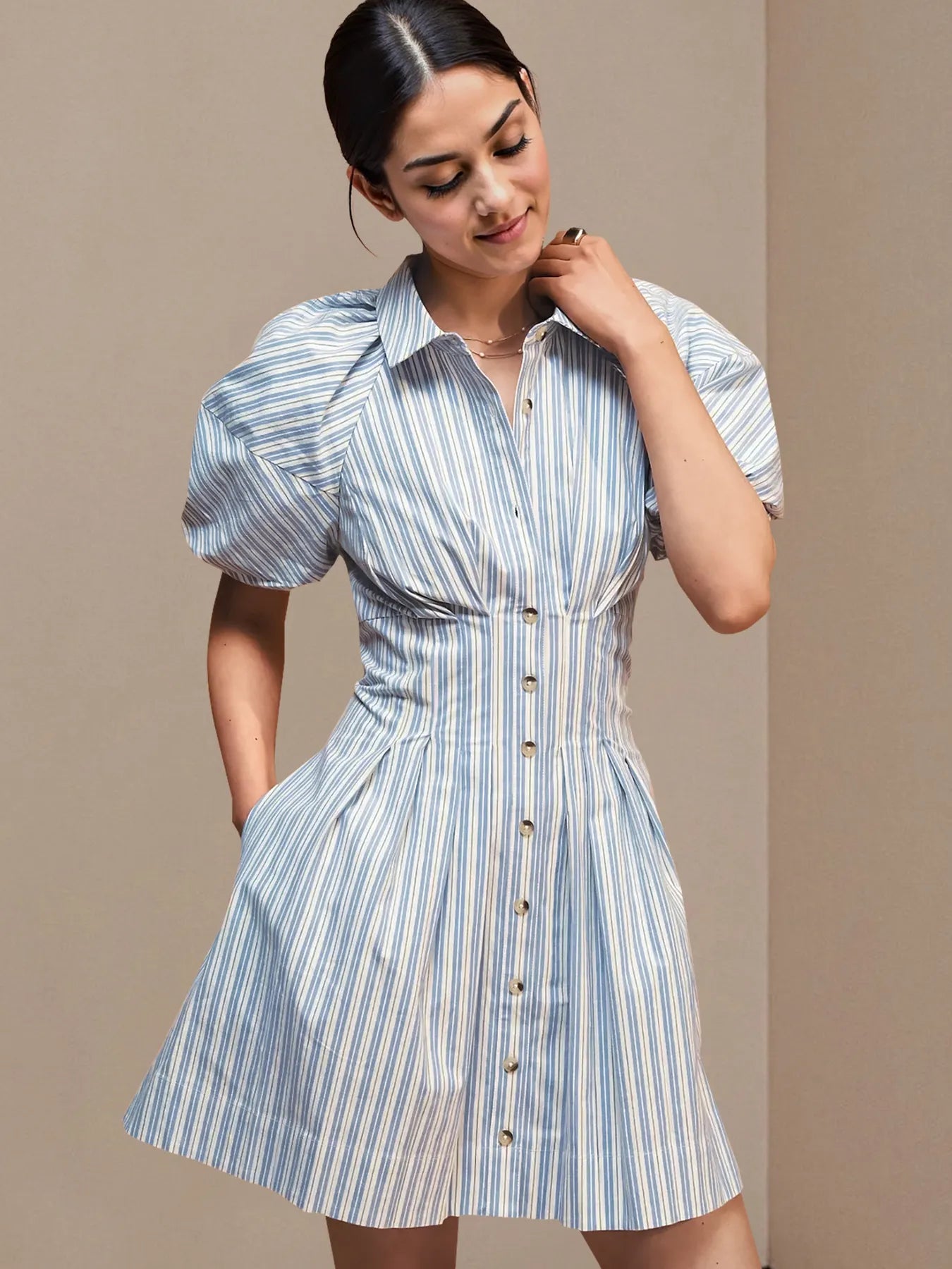 Seaside Charm Shirt Dress
