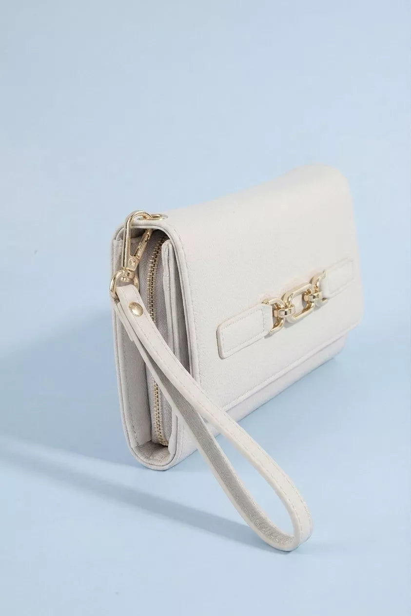 Chain Buckle Wristlet Wallet
