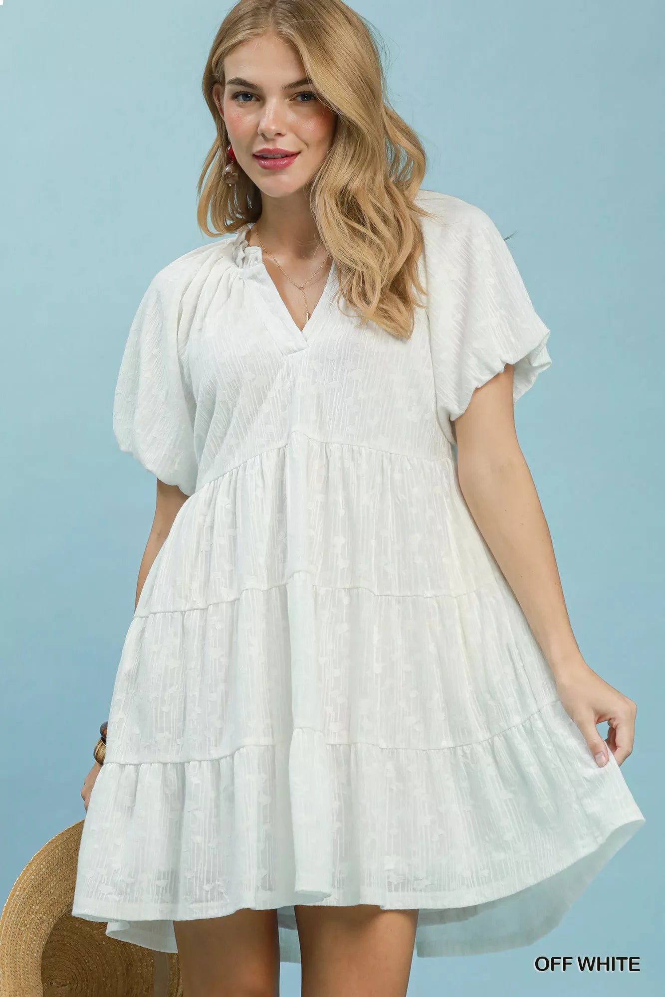 Tiered Babydoll Mini Dress