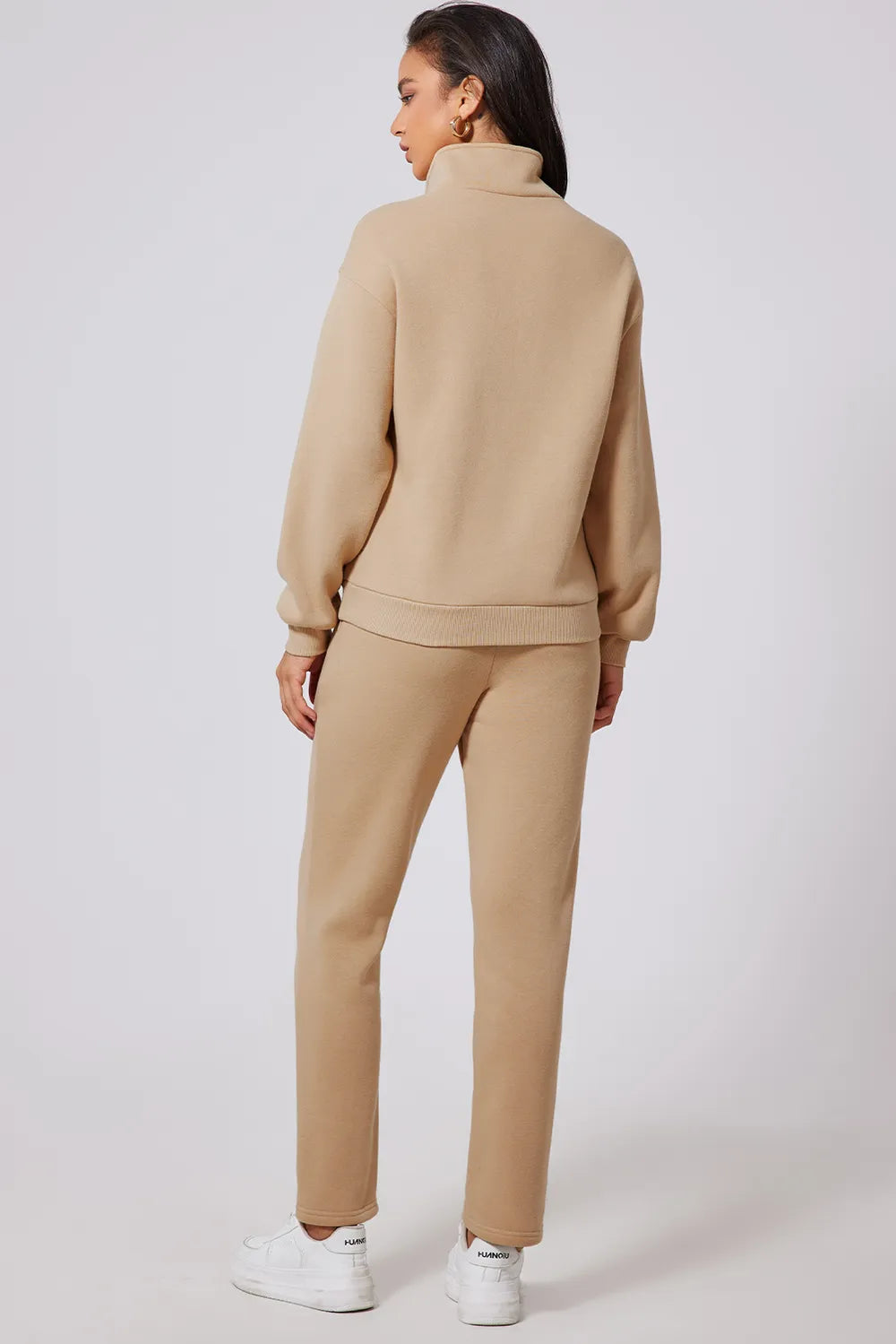Matching Mock Neck Top and Pants Active Set