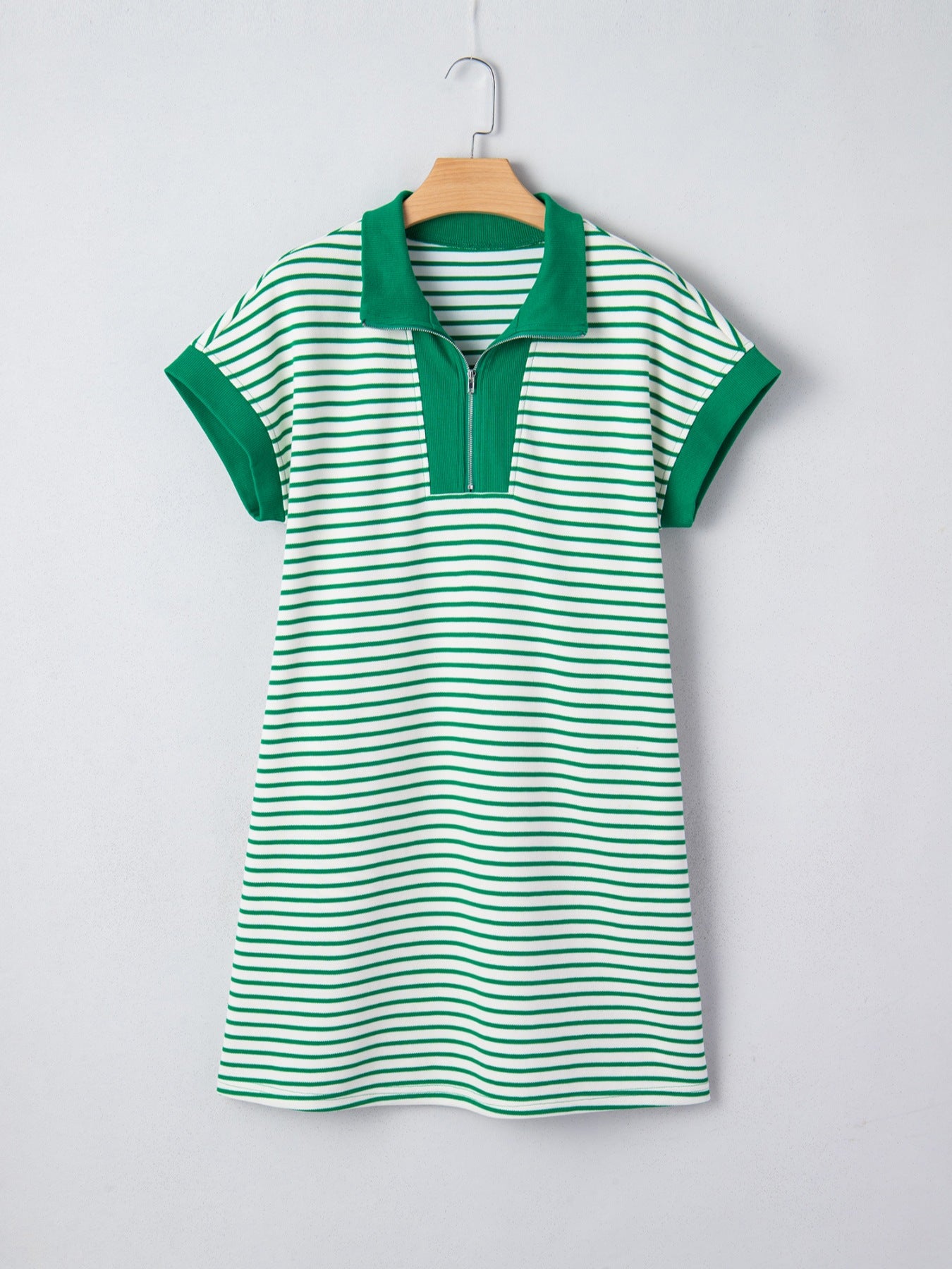 Striped Polo Shirt Dress