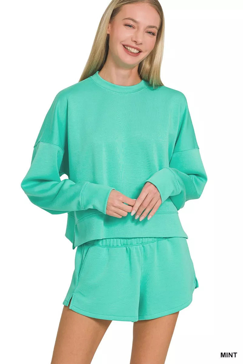 Essential Lounge Set - Mint - Front View