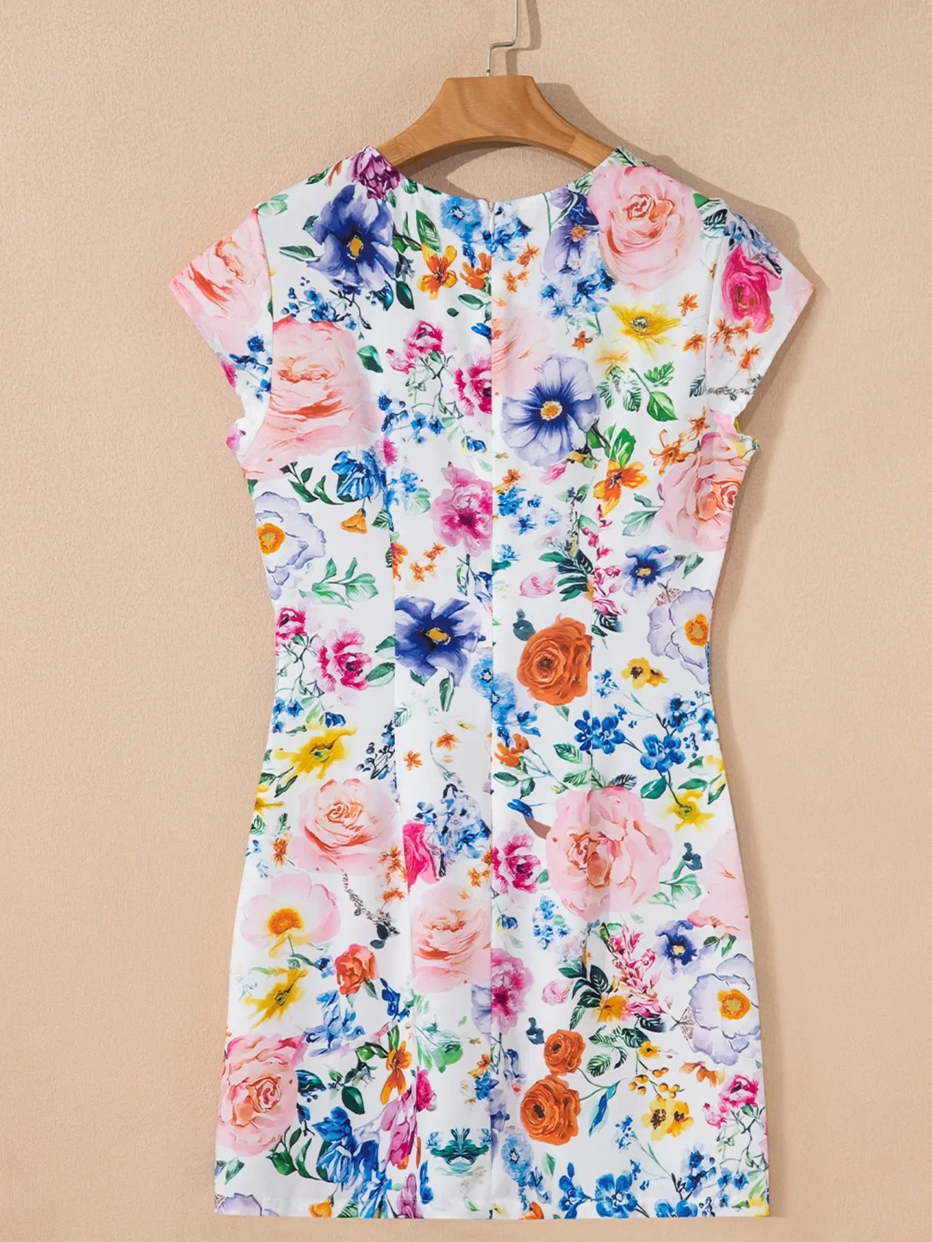 Floral Print Mini Dress