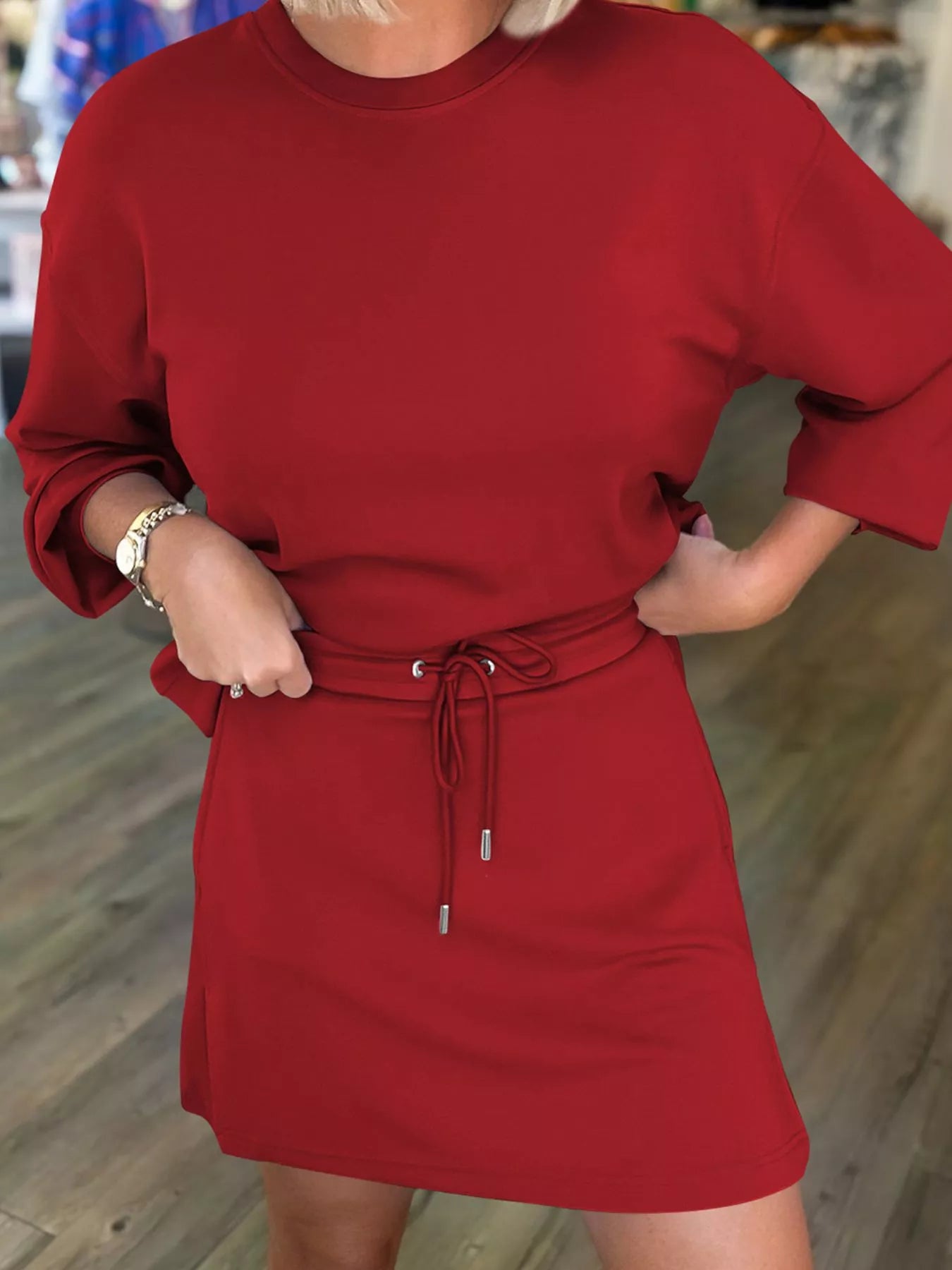 Cozy Co-ord Sweatshirt and Skirt Set