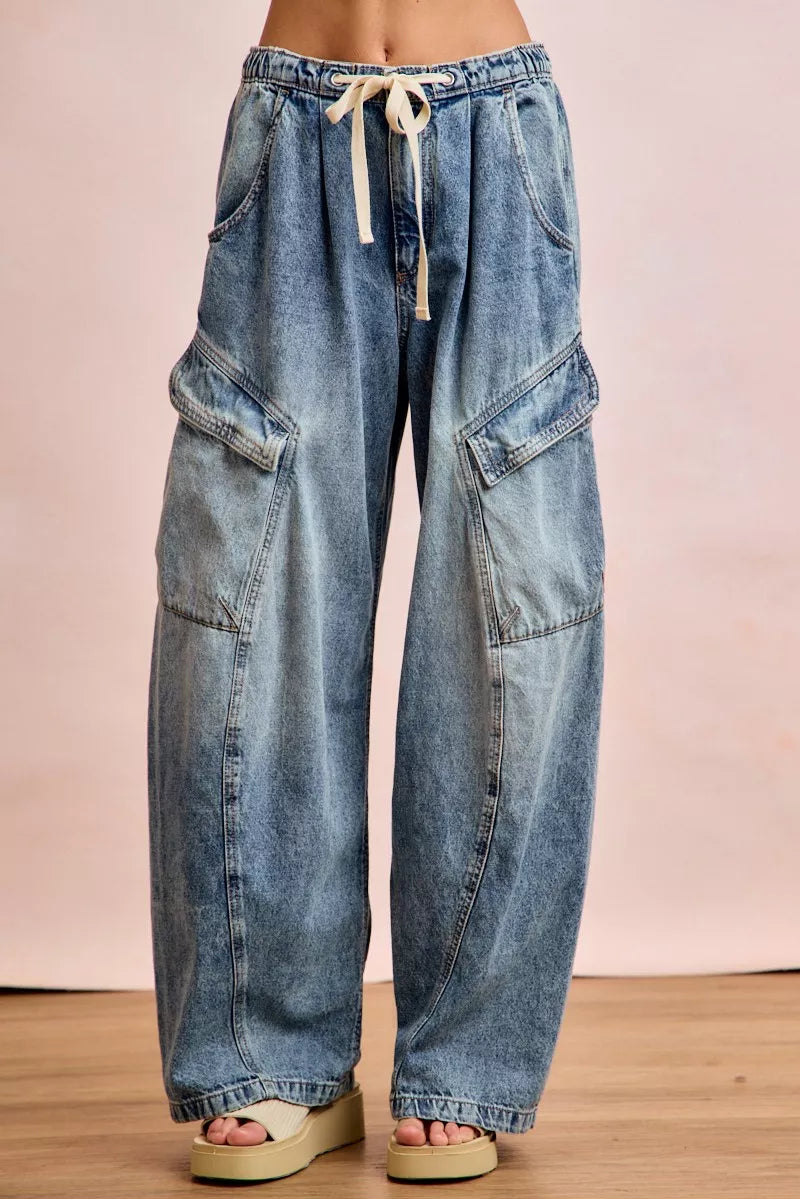 Baggy Barrel Cargo Jeans