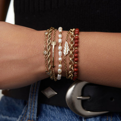 Crystal + Pearl Stranded™ Bracelet Set - Alex and Ani