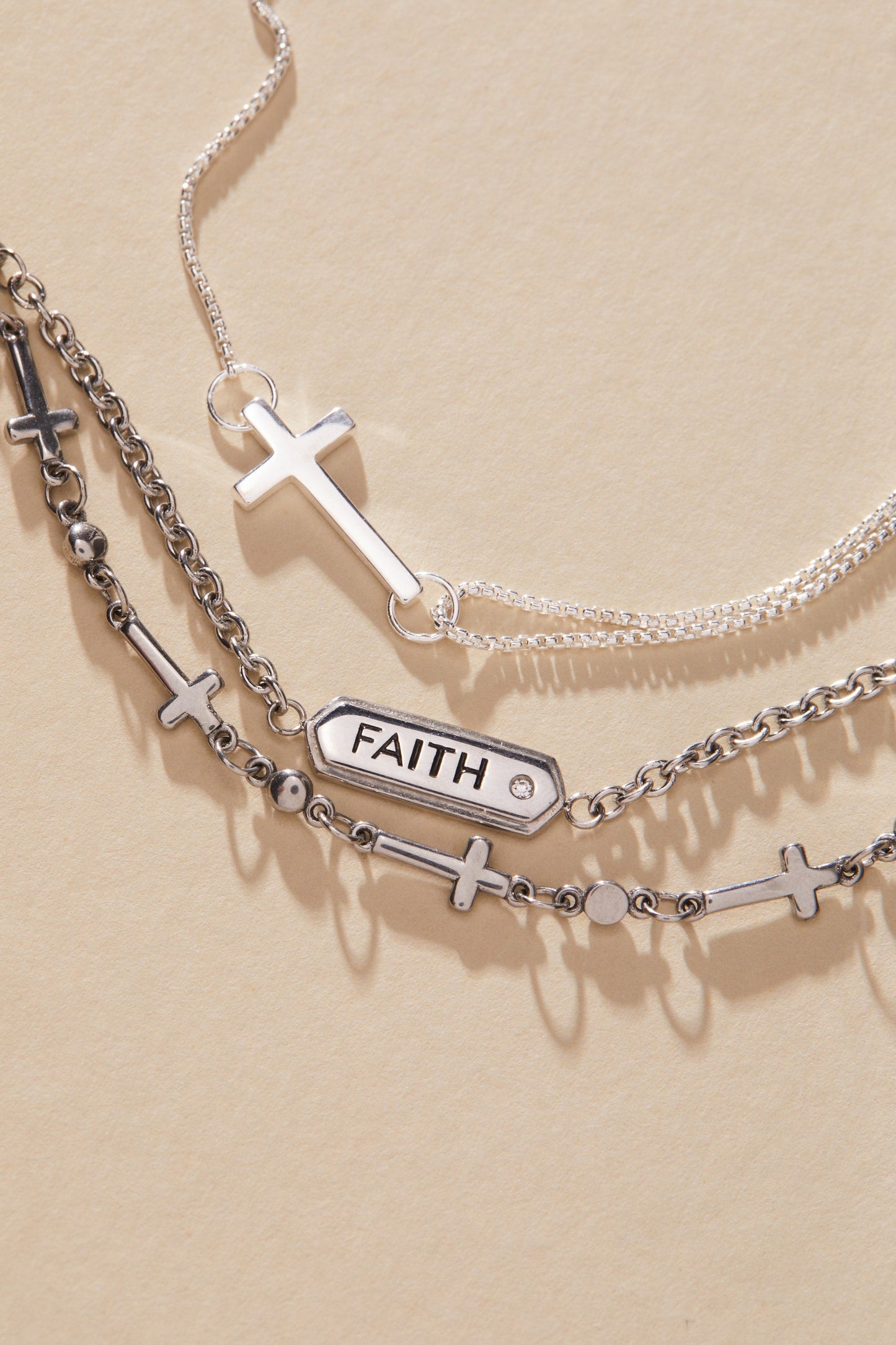 Pull Chain Cross Bracelet - Alex and Ani