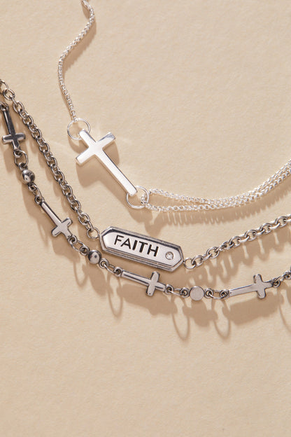 Pull Chain Cross Bracelet - Alex and Ani