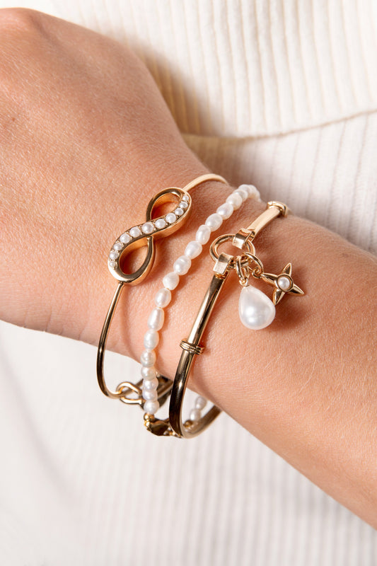 Freshwater Pearl Bracelet - Alex and Ani - Back View