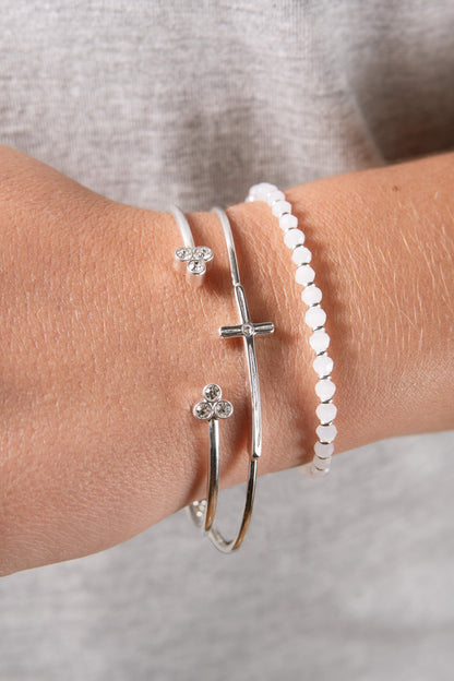 Cross Inline Bangle - Alex and Ani