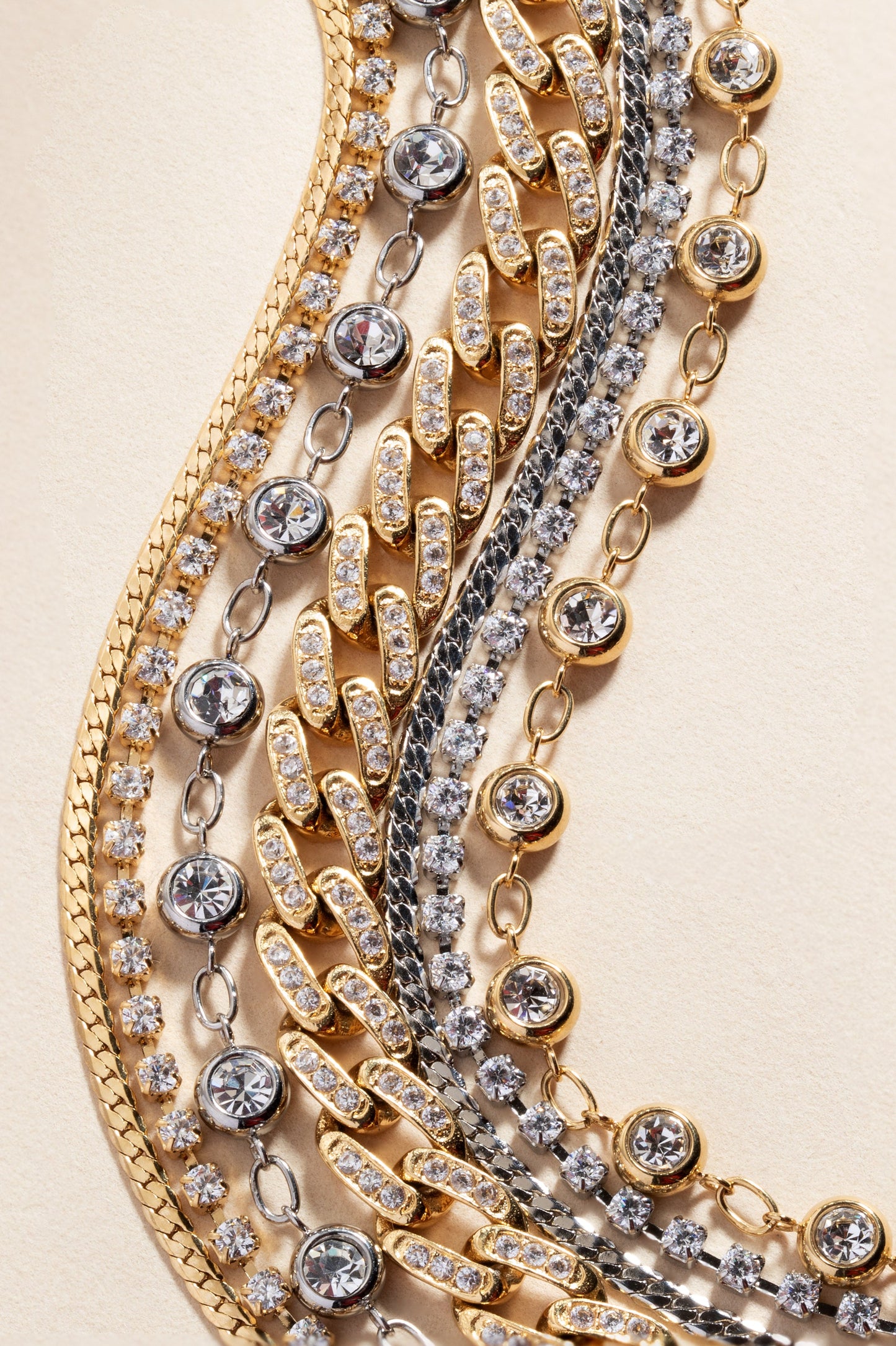 Double Strand Crystal Tennis Chain Bracelet - Alex and Ani
