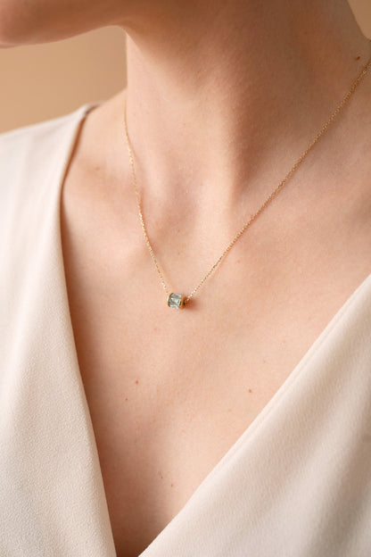 March Birthstone Precious Pendant Necklace - Alex and Ani - Back View