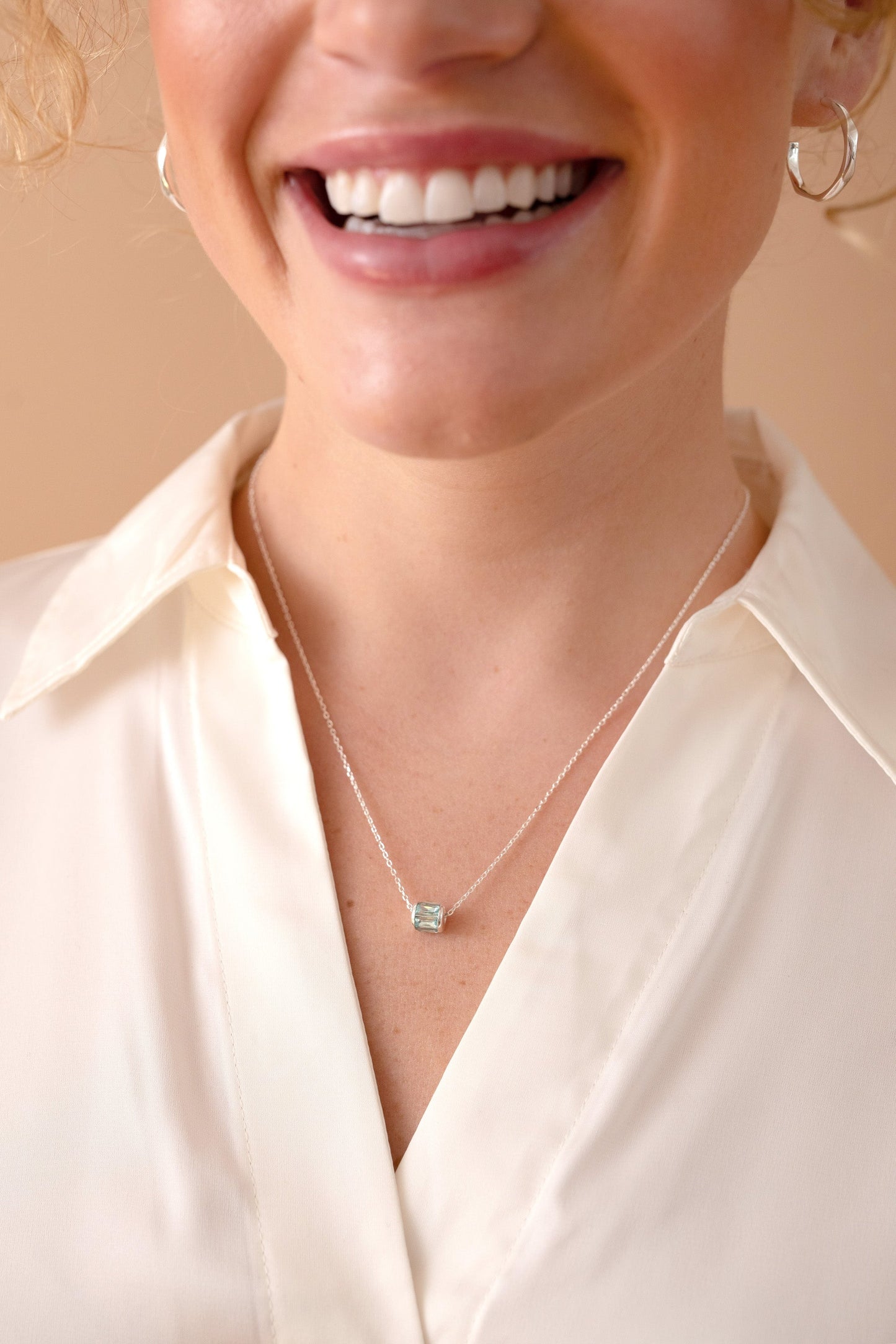 March Birthstone Precious Pendant Necklace - Alex and Ani