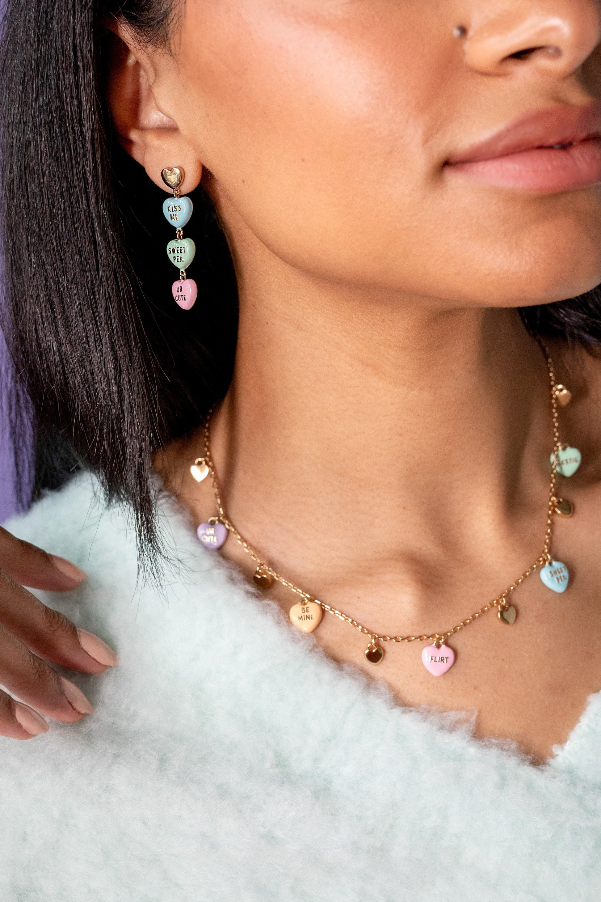 Sweethearts® Statement Drop Earrings - Alex and Ani - Detail View 4