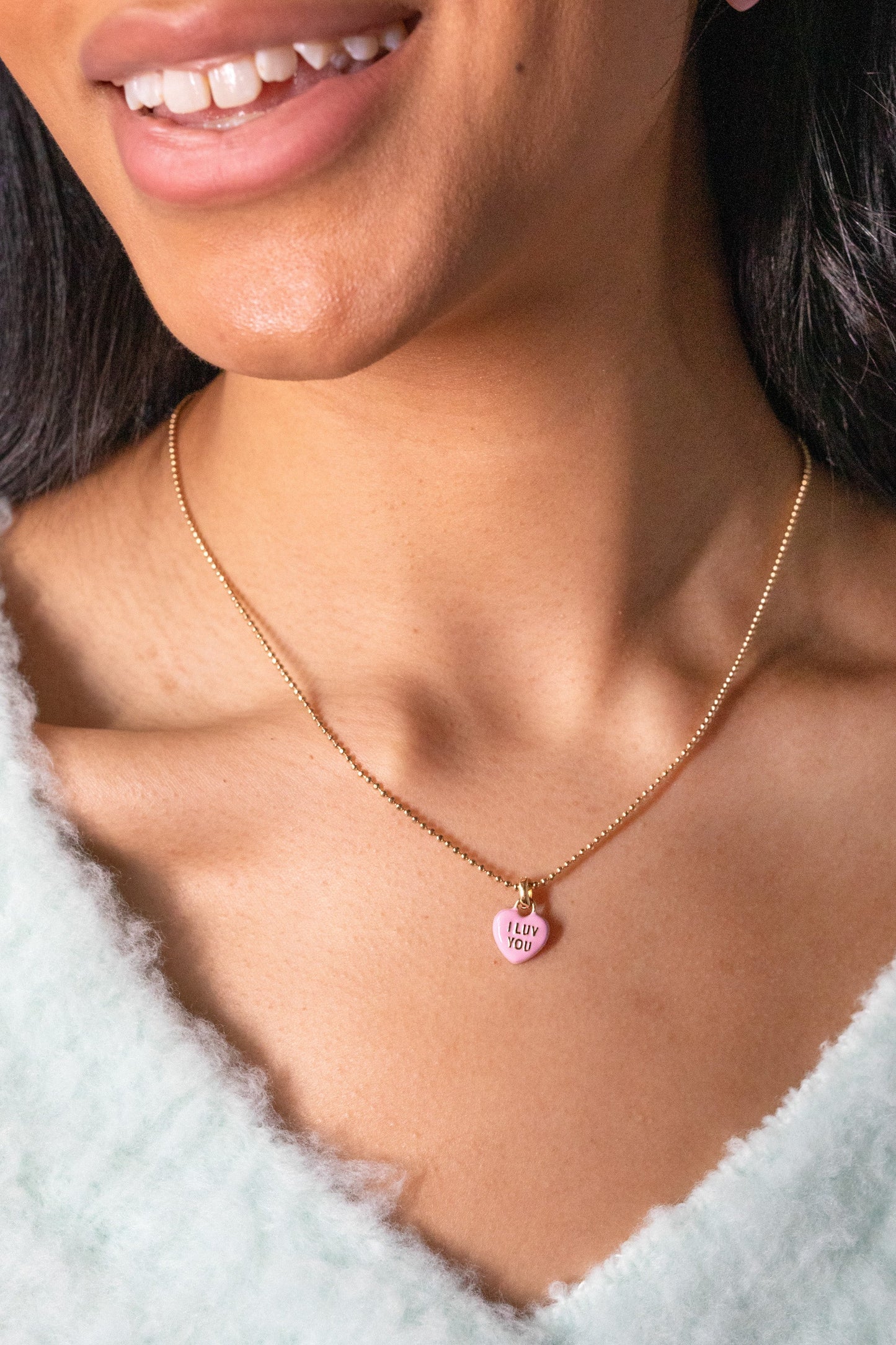 Sweethearts® 'I Luv You' Charm Necklace - Alex and Ani