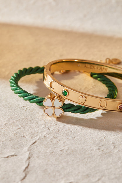 Four Leaf Clover Cord Bracelet - Alex and Ani